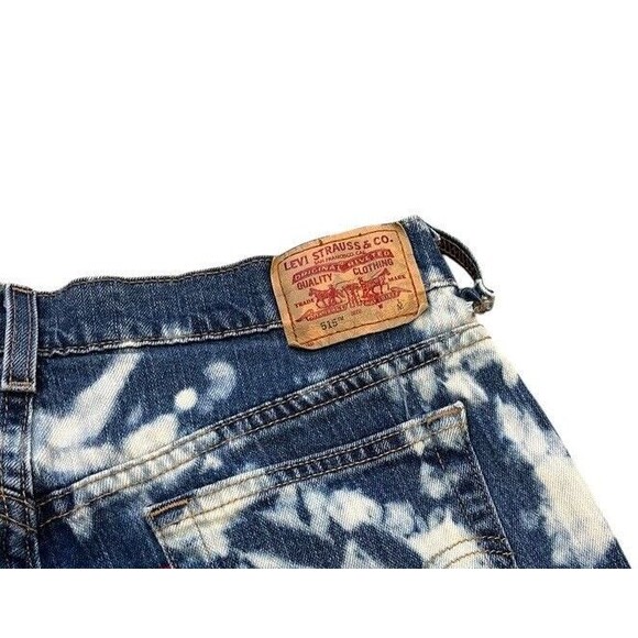 Vintage Levi's 515 Nouveau Bootcut Women's Jeans 10 (32x32) Bleached Denim Y2K - Picture 9 of 11